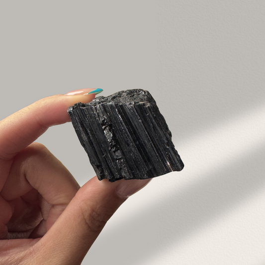 Black Tourmaline Raw with Mica