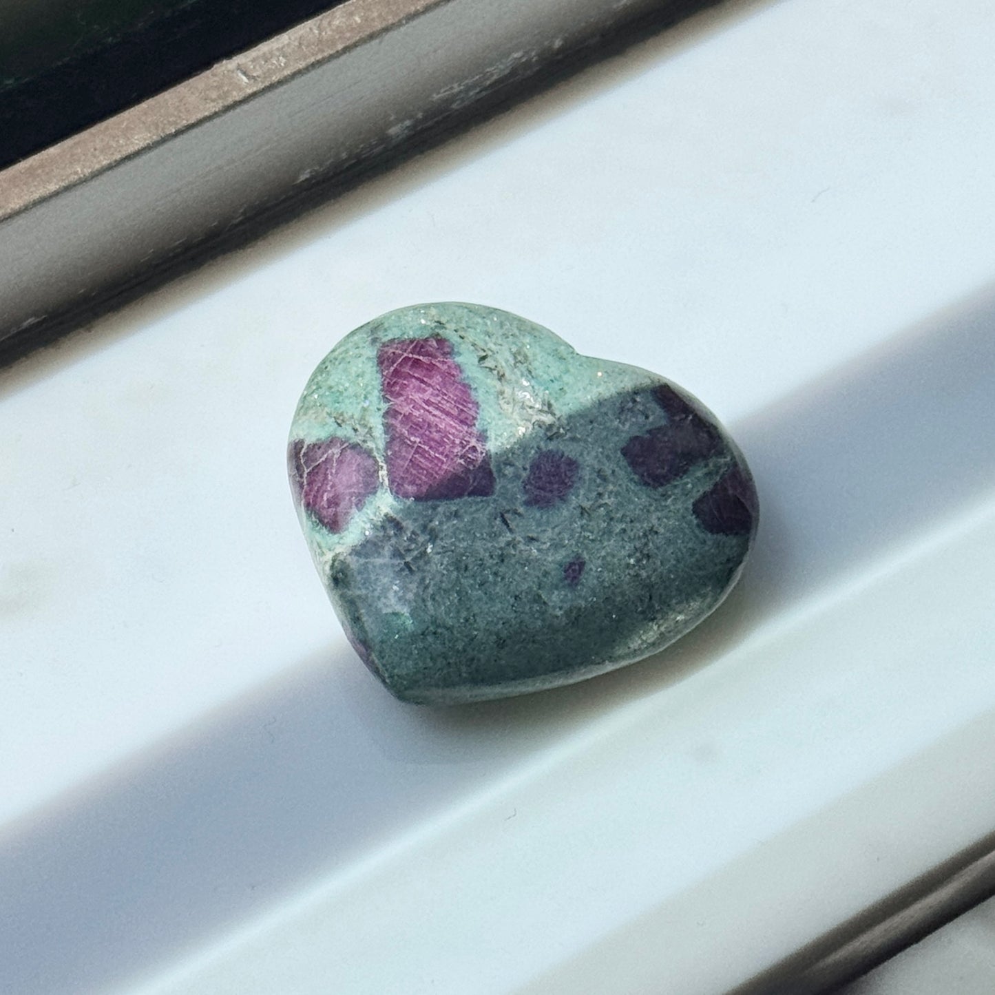 Ruby Fuschite Hearts