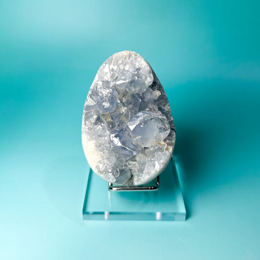 Celestite Egg-Shaped Geode