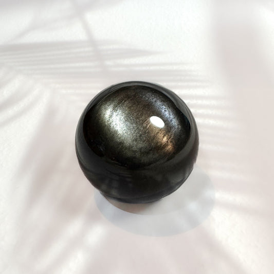 Silver Sheen Obsidian Sphere (A)