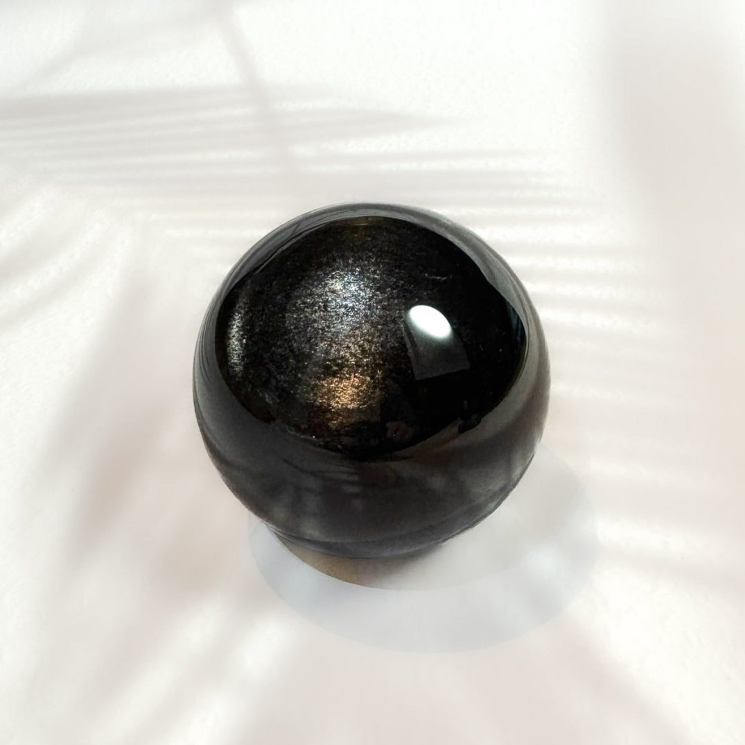 Silver Sheen Obsidian Sphere (A)