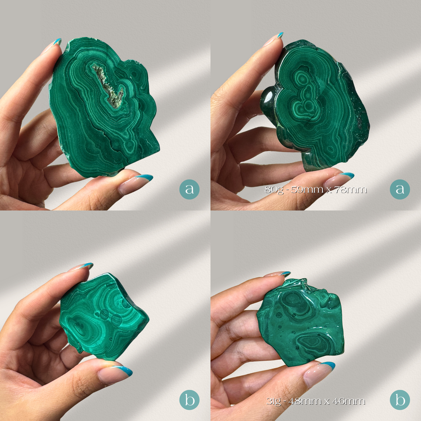 Malachite Mini Slices