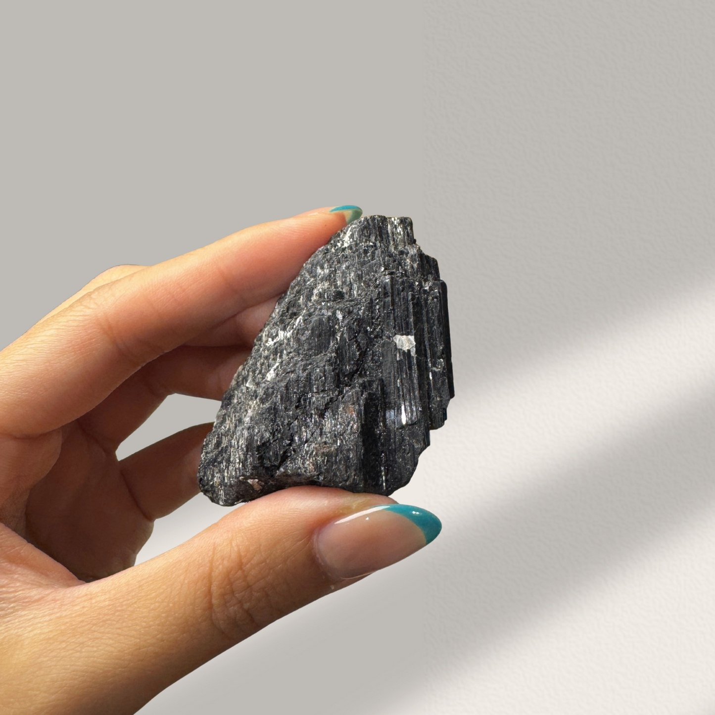 Black Tourmaline Raw with Mica