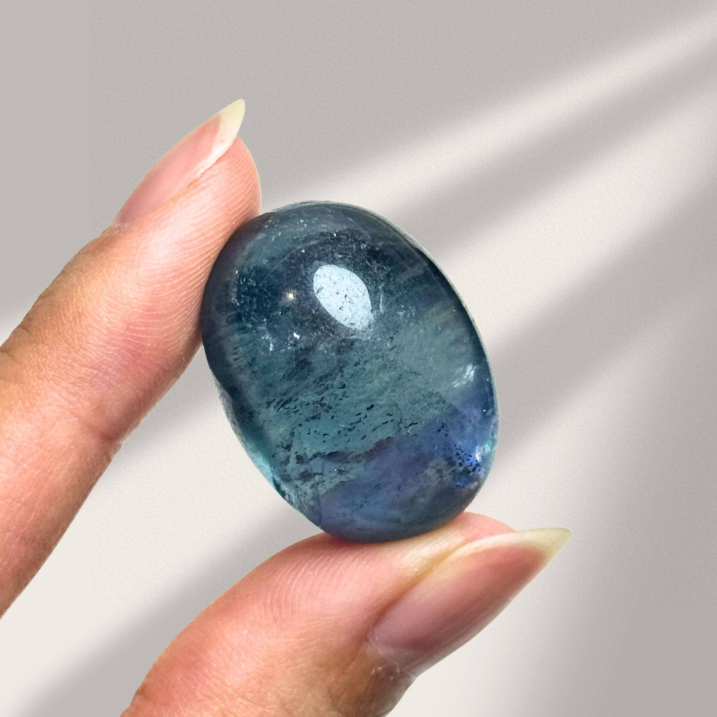 Blue Fluorite Tumble