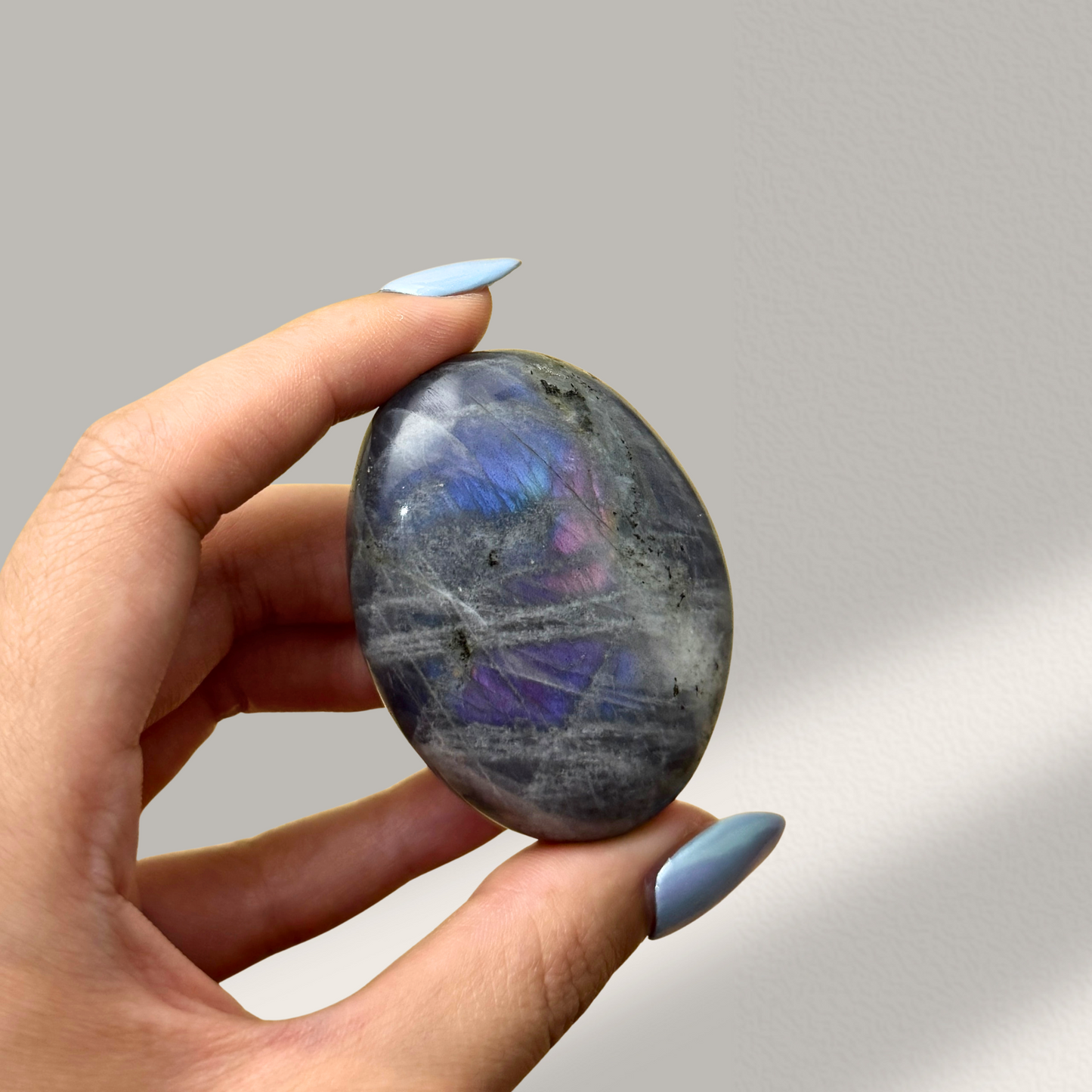 Labradorite Palm Stone (D)