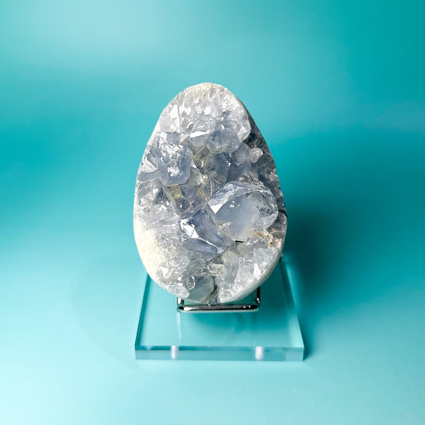 Celestite Egg-Shaped Geode