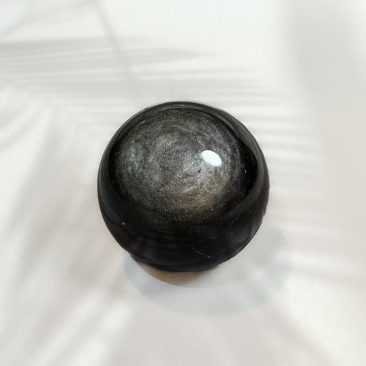 Silver Sheen Obsidian Sphere (E)
