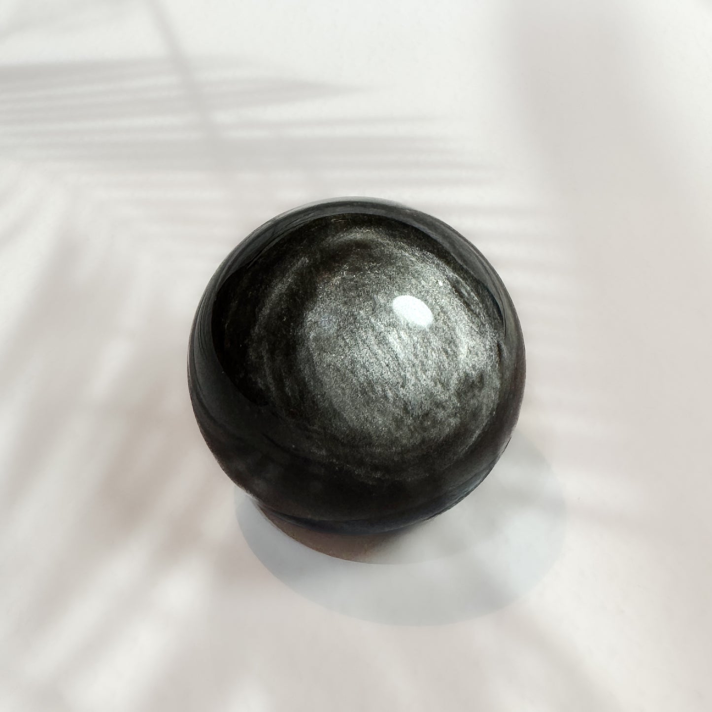 Silver Sheen Obsidian Sphere (E)