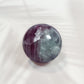Watermelon Fluorite Sphere (B)