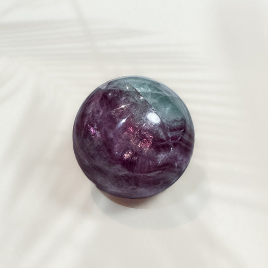 Watermelon Fluorite Sphere (B)