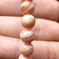 Rhodochrosite Bead Bracelet 5-6mm