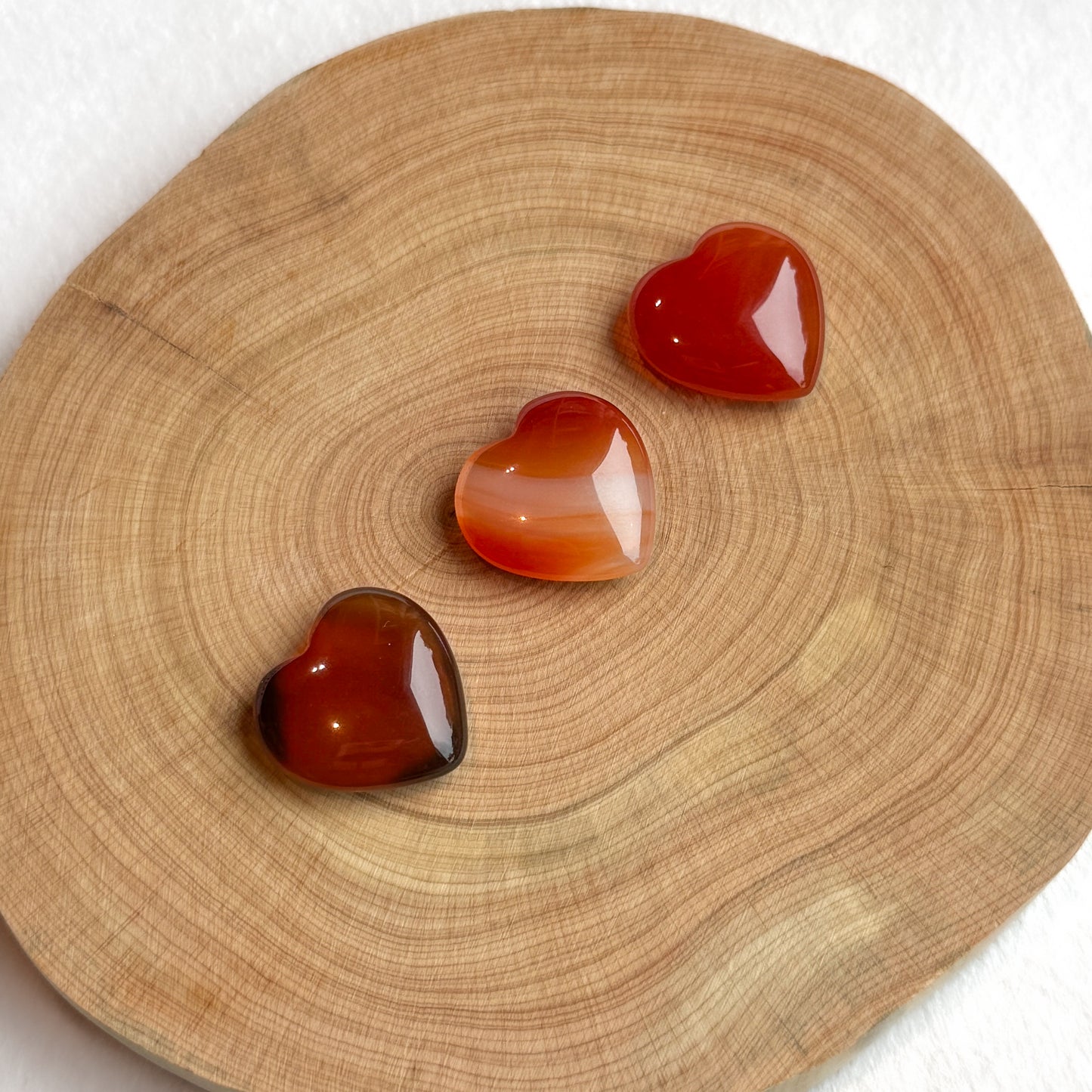 Carnelian Mini Heart Carving