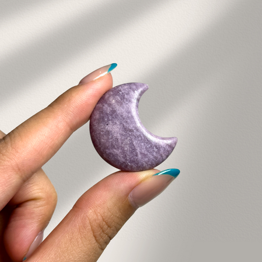 Lepidolite Moon | 3cm