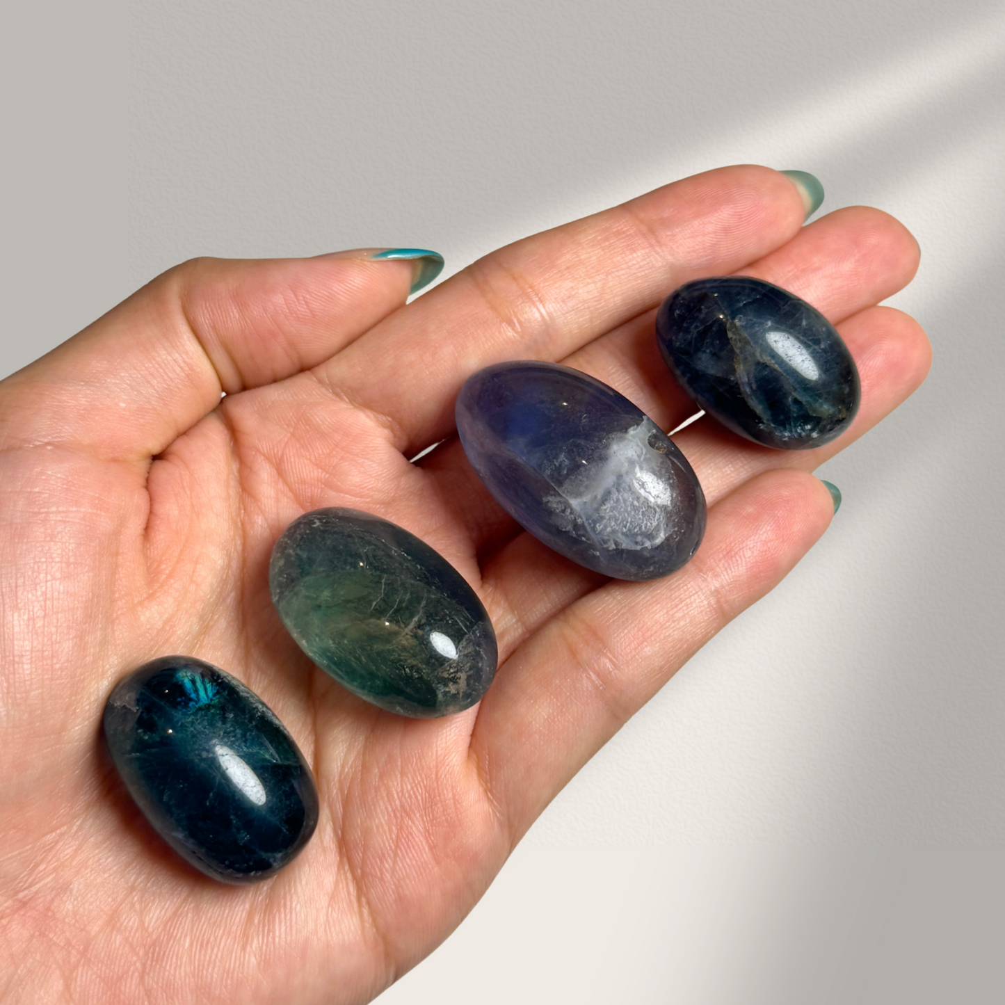 Blue Fluorite Tumble