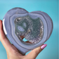 Agate Druzy Heart Slab