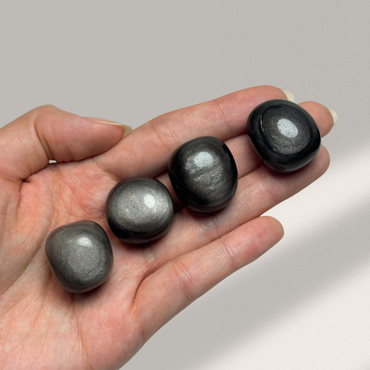 Silver Sheen Obsidian Tumble